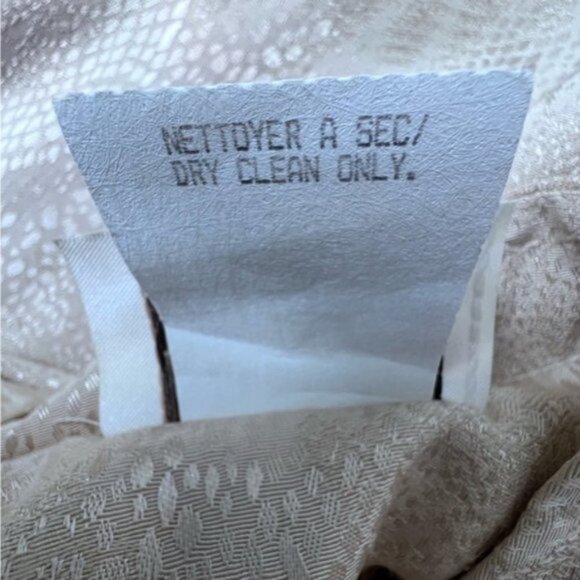 Vintage Jessica Open High Split Shirt Maxi Dress Snakeskin Print Size 10 Mobwife - Picture 12 of 13